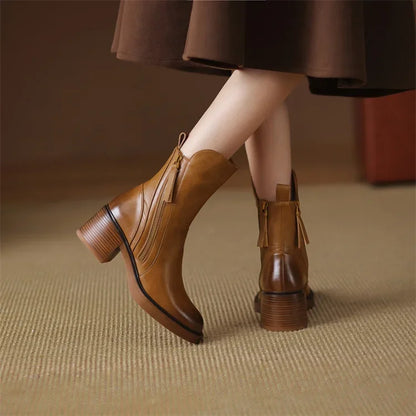 Amoria | Leather Ankle Boots