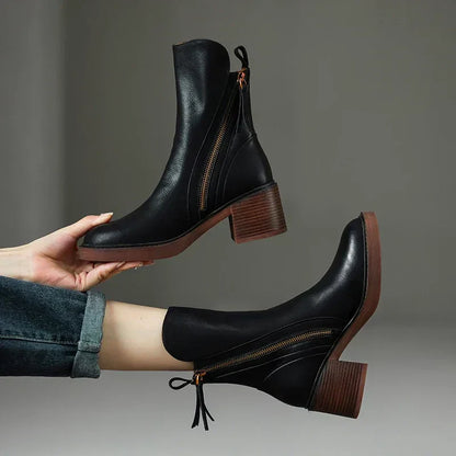 Amoria | Leather Ankle Boots