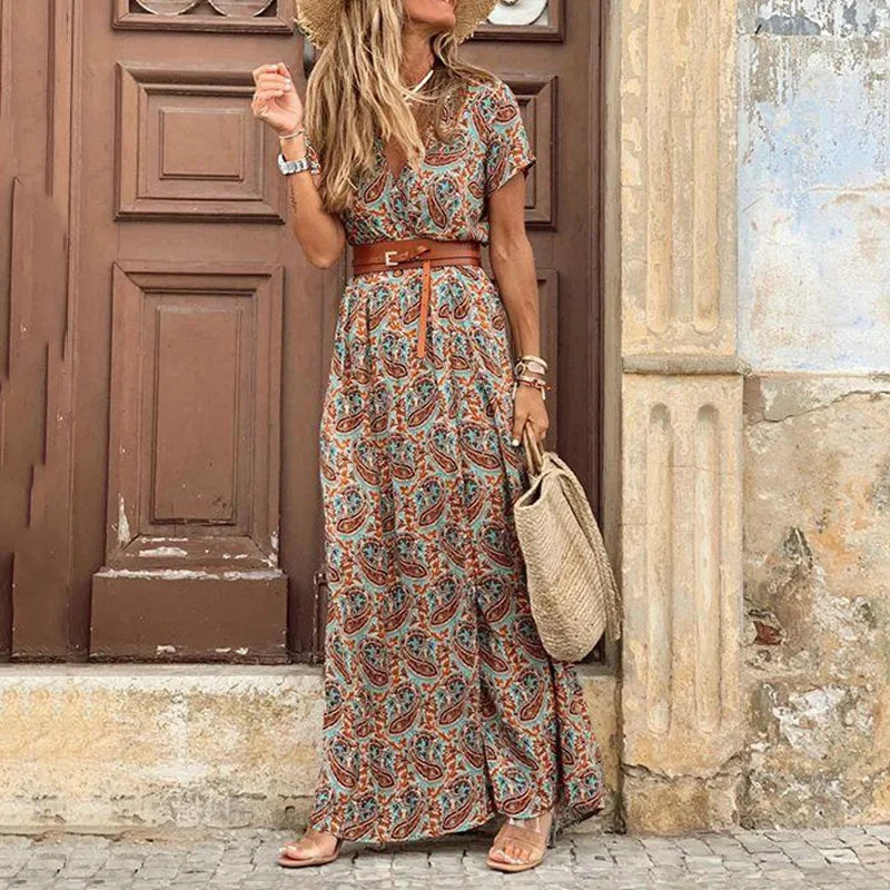 Luna® | Rochie Maxi Bohemian Elegantă