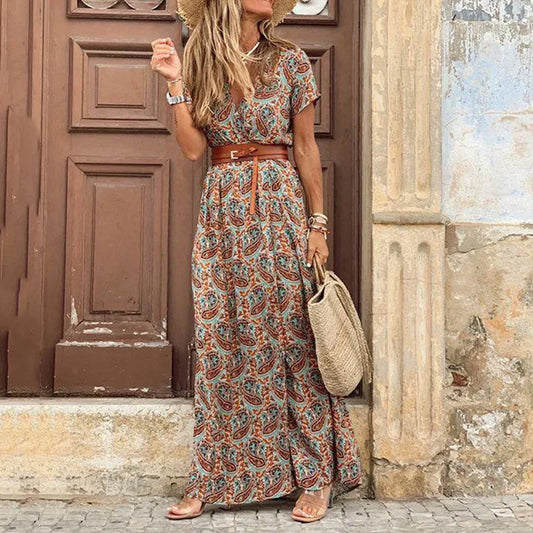 Luna® | Rochie Maxi Bohemian Elegantă