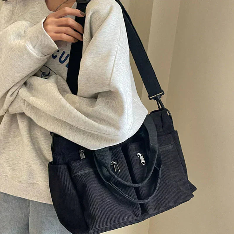 Amoria | Ella Corduroy Tote Bag