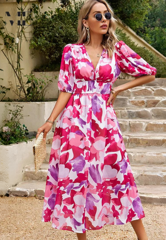 Danielle | Rochie Midi Luxe Timeless (Aproape epuizată)