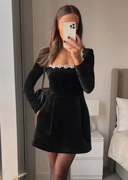 Richel | Rochie cu Mâneci Lungi