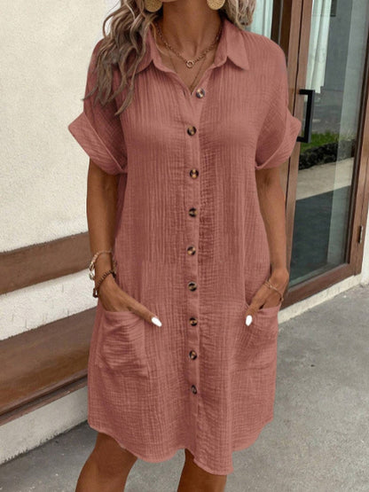 Rochie Polo Celest Elegante (Aproape Epuizată)