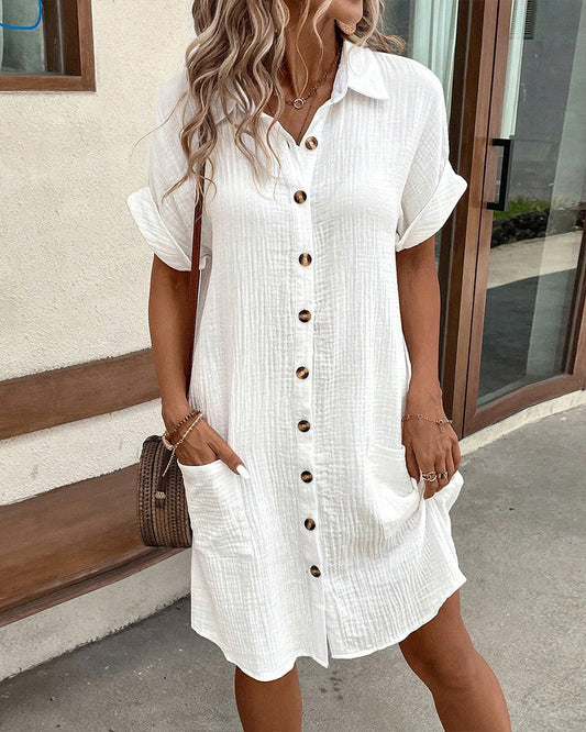 Rochie Polo Celest Elegante (Aproape Epuizată)