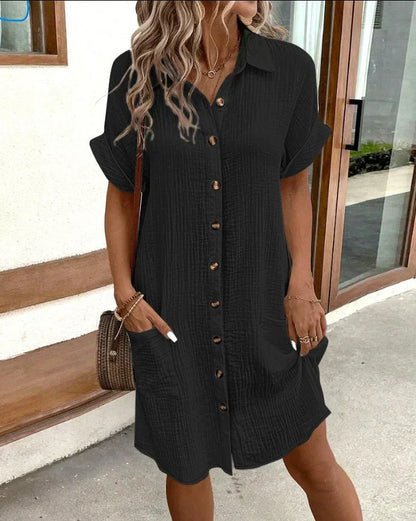 Rochie Polo Celest Elegante (Aproape Epuizată)