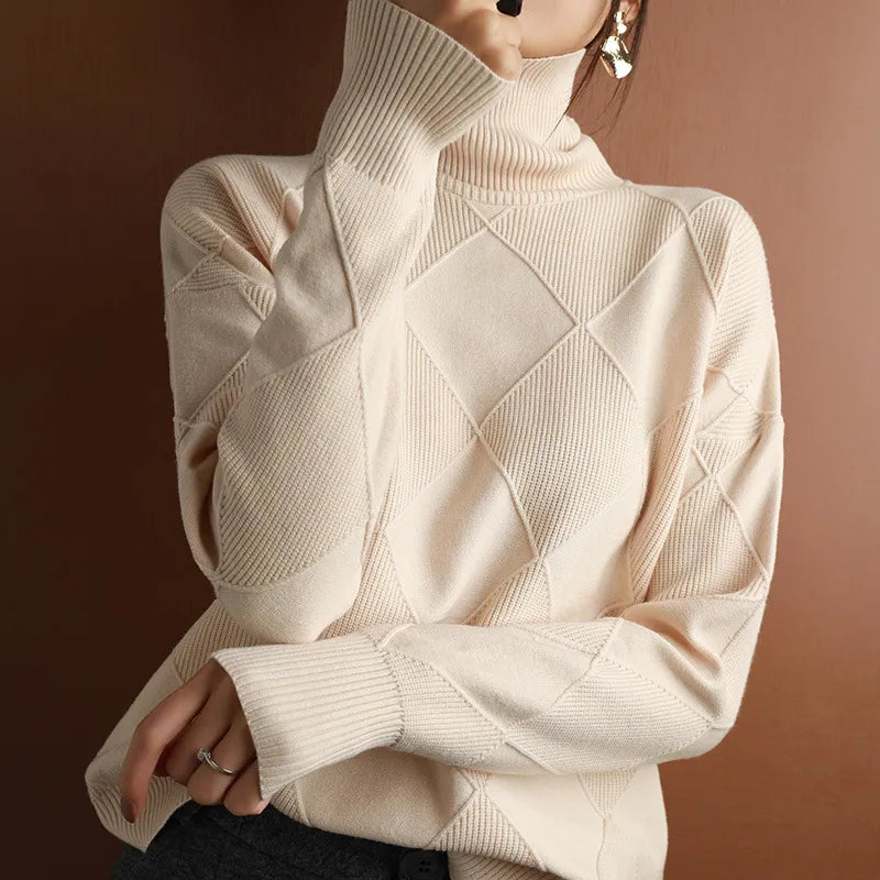 Amoria | Mara Comfortable Soft Turtleneck Sweater