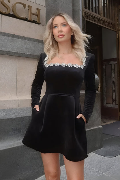 Richel | Rochie cu Mâneci Lungi