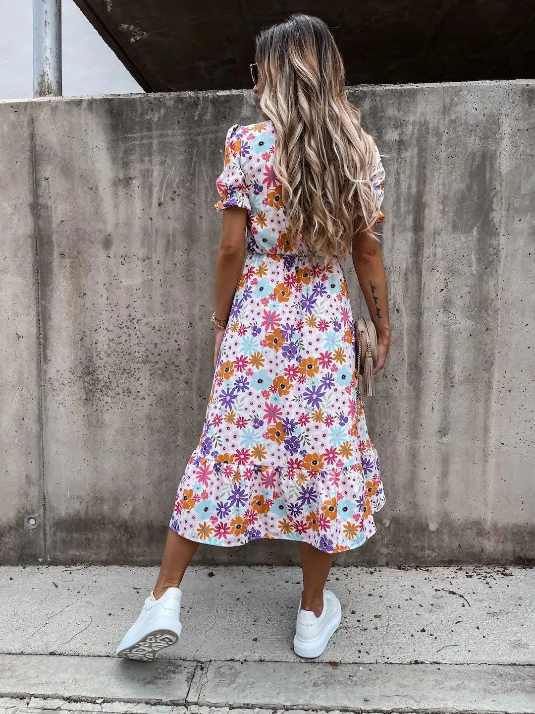 Naila™ | Rochie Elegantă cu Flori
