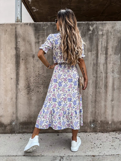 Naila™ | Rochie Elegantă cu Flori