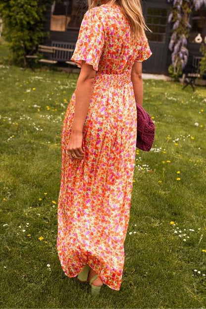 Sandra™ | Rochie Maxi Elegantă cu Decolteu în V