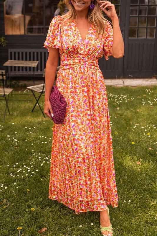 Sandra™ | Rochie Maxi Elegantă cu Decolteu în V