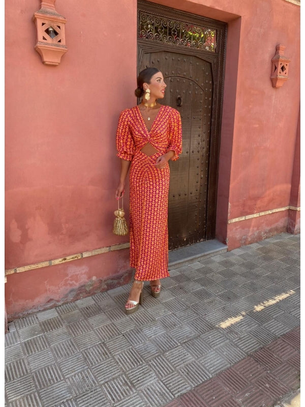 Lara™ | Rochie de vară satinat
